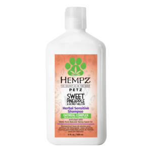 Hempz Petz Sweet Pineapple & Honey Melon Herbal Sensitive Shampoo 17 oz.